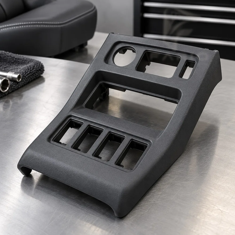 Concepto de panel funcional para personalización interior de automoción